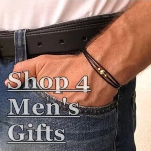 Gifts for Men!!! Handsome Big Man's Bracelets - Semi-Precious Stone Beads - Picture 4 of 12